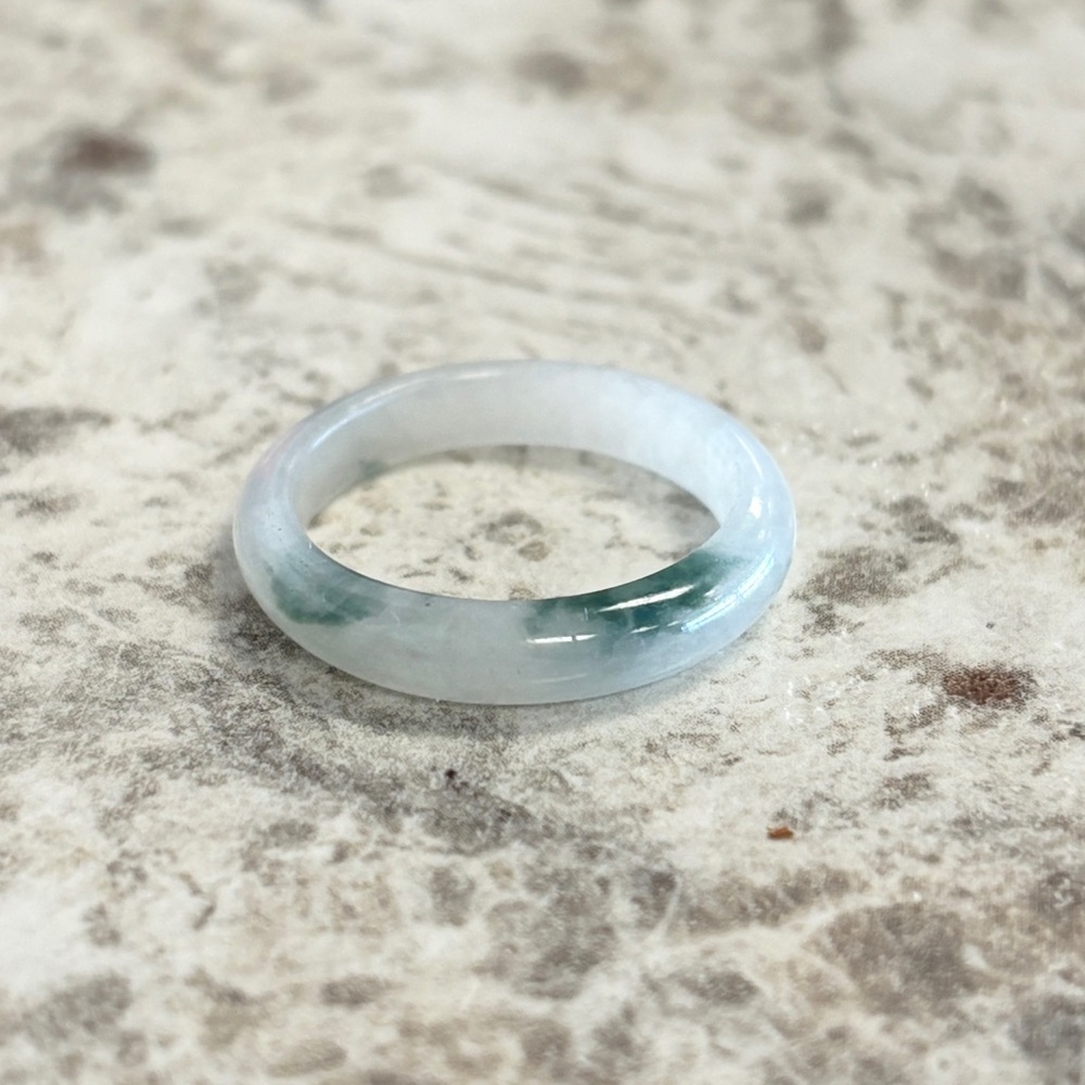 Light Green Jadeite Ring Size 6